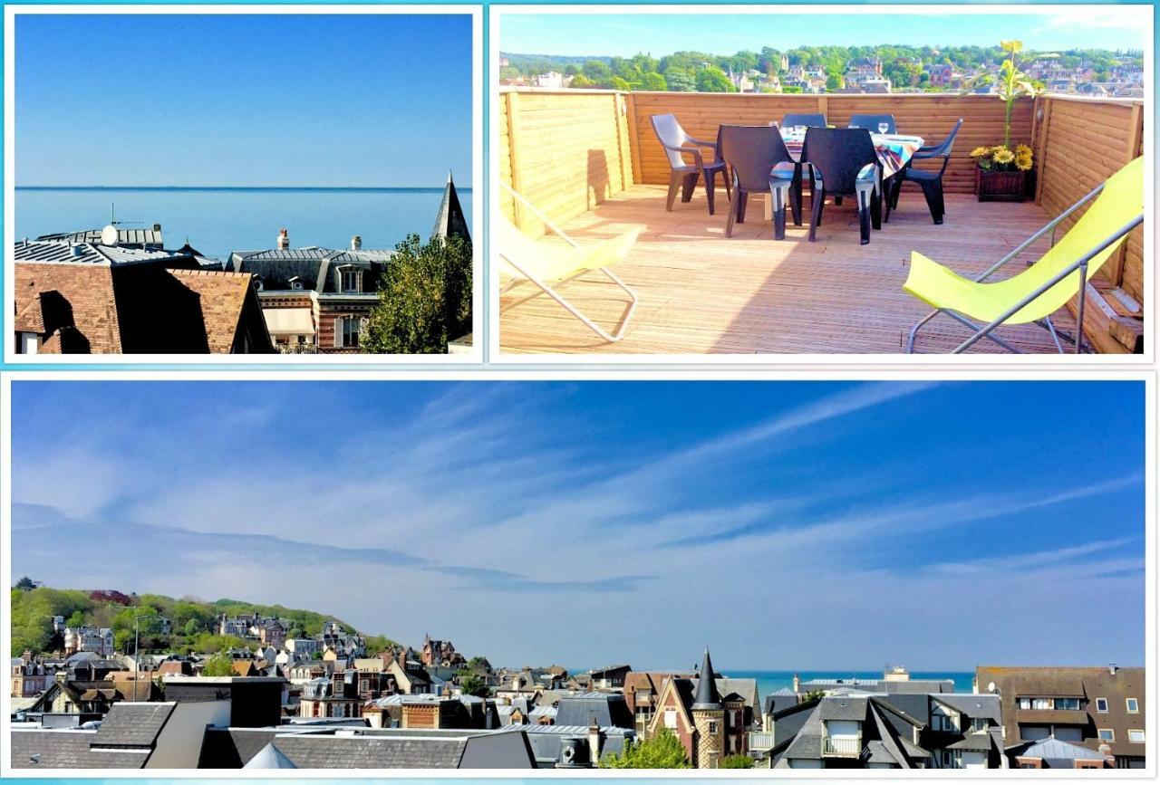 Vue Mer Panoramique Incroyable - Lesparisnormands - Centre Et Plage A 50M 빌레쉬르메르 외부 사진